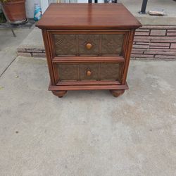 Antique Wood  End Table