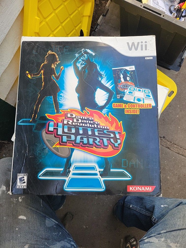 Wii Dance Game And Controller