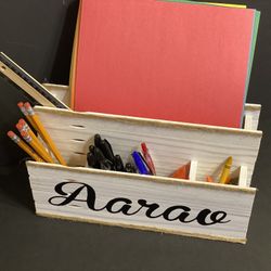 Personalized Stationary Organizer