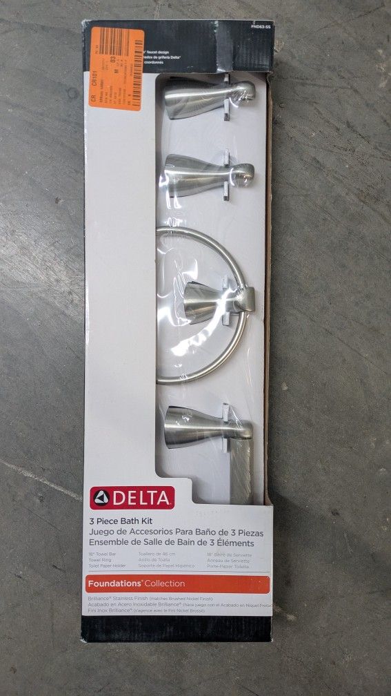 Brand New Delta Bathroom Set 3pcs Bathroom Kit