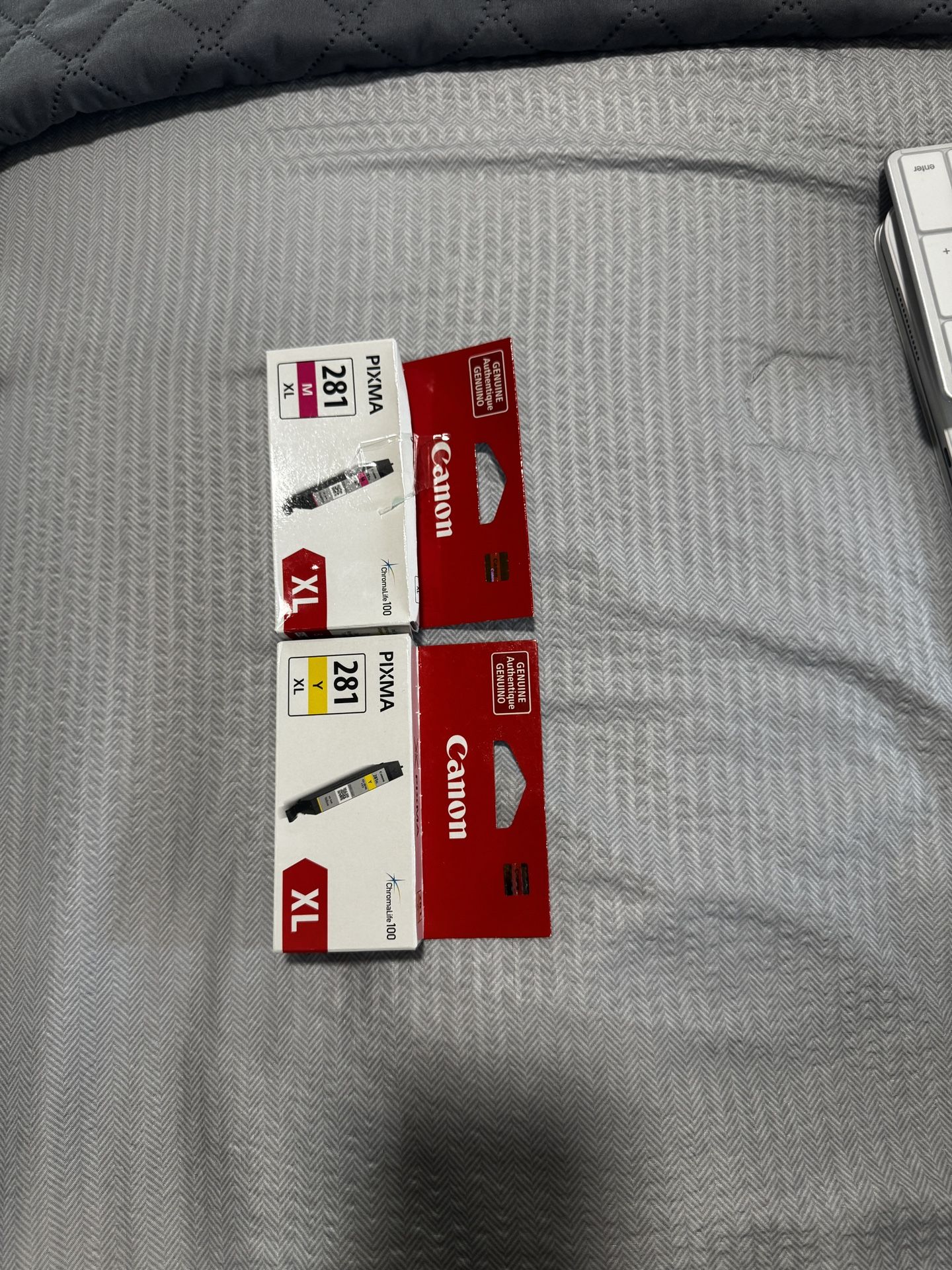 Canon Pixma Ink Yellow XL & Magenta XL