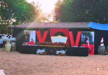 Quinceañera backdrop