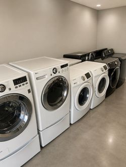 Washers and dryers