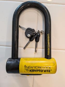 Kryptonite New York FAHGETTABOUDIT Mini Bike U-Lock. $80 FIRM.
