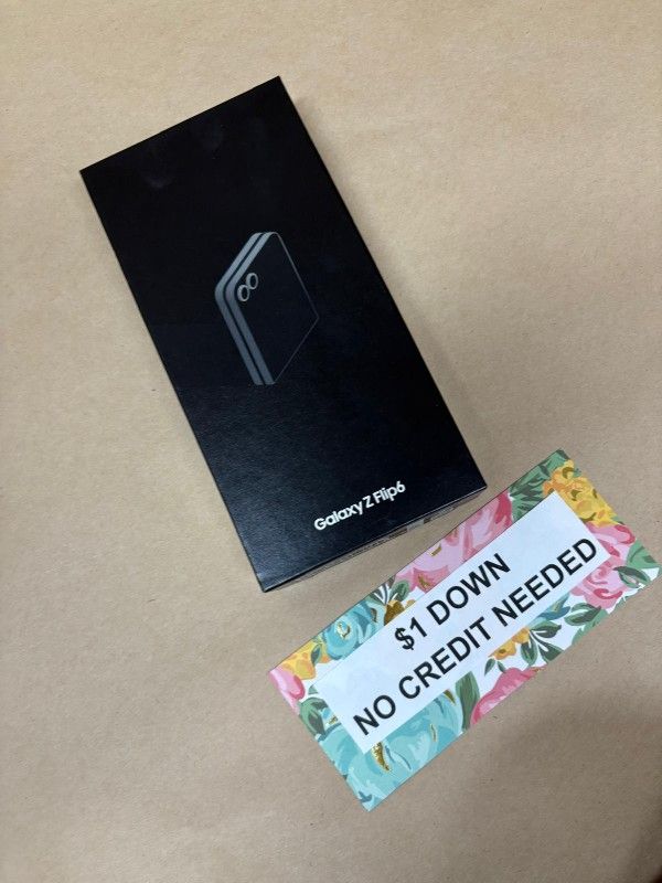 Samsung Galaxy Z Flip 6 5G - Only $1 Today Pay The Rest Later!
