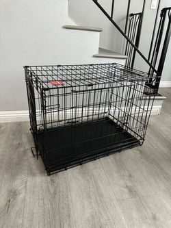 Medium folding Dog Crate with Tray