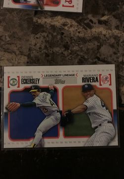 Mariano Rivera & Dennis Eckersley Topps