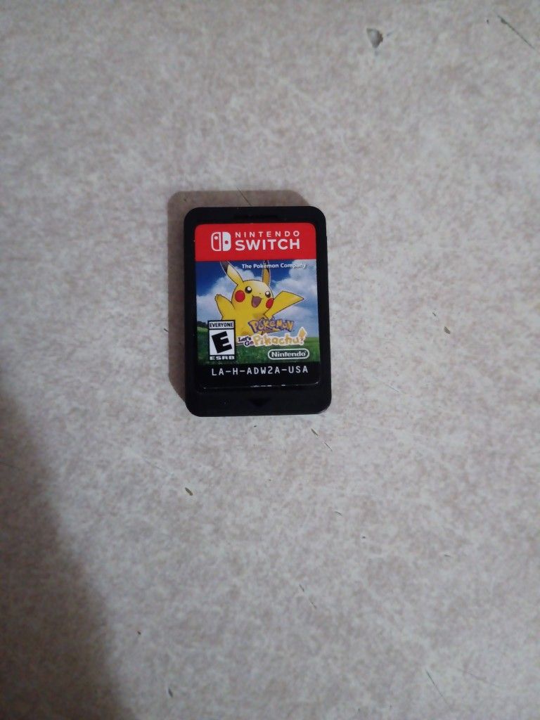 Pokemon Let's Go Pikachu Nintendo Switch Game