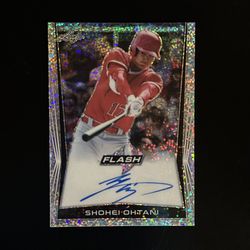 Shohei Ohtani 2018 Leaf Flash BA-S01 RC Rookie Card On-Card Auto Autographed Signed 🔥 Rare