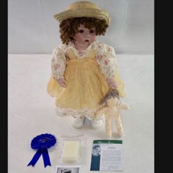 Rare MasterPiece Gallery "Tulip" Ltd Edition Cindy Rolfe Porcelain Doll 21"