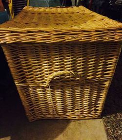 Vintage wicker basket