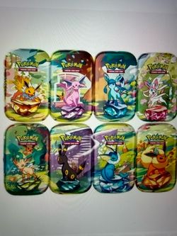 Empty Pokemon tins