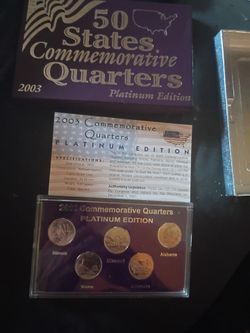 2003 commemorative quarters platinum edition