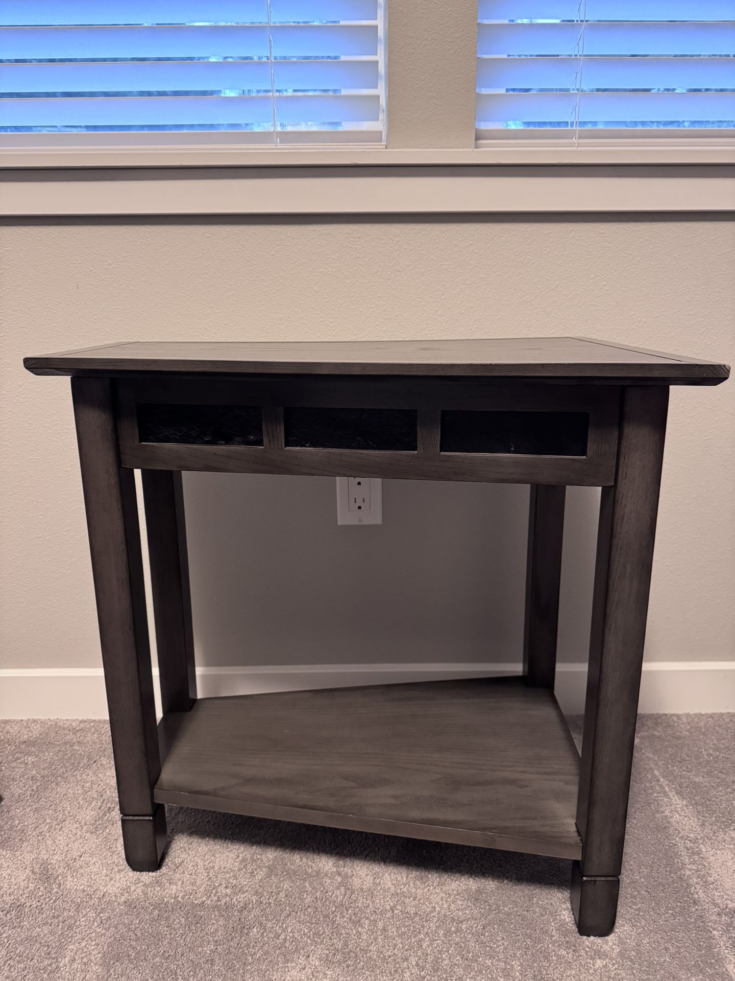 Wedge End Table