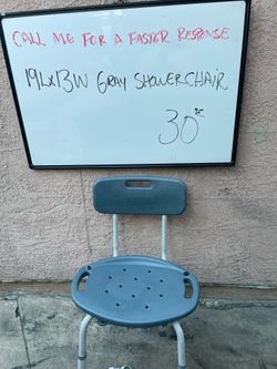 Round shower chair