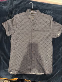Ted Baker London short sleeve geometric shirt size 3