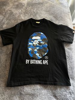 Black/Blue Bape T-Shirt (Size Medium) Runs a little bigger