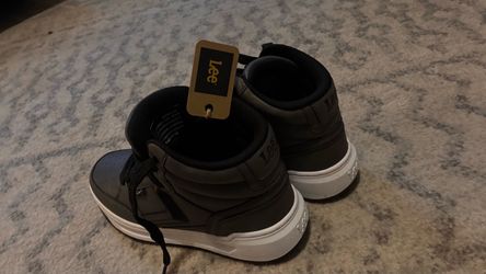 7 Lee Mid-Top Sneakers Black and White