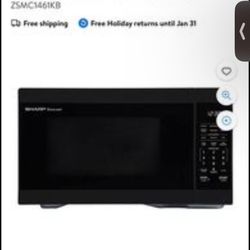 (New) Sharp - Black Microwave