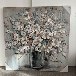 Floral Canvas -$60