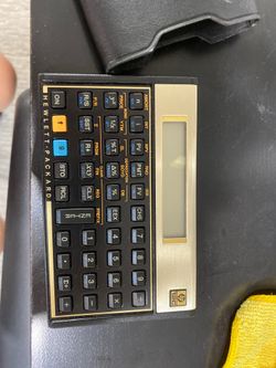 Hp 12c calculator