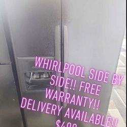 Mint Clean Black Side By Side Refrigerator 