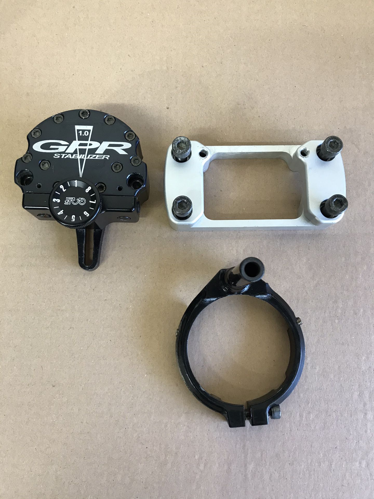 GPR 1.0 Stabilizer and mounting hardware for Aluminum YZ250 and YZ125