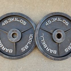 Olympic Iron Weight Plates 100s