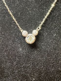 925 Sterling silver chain with masonite