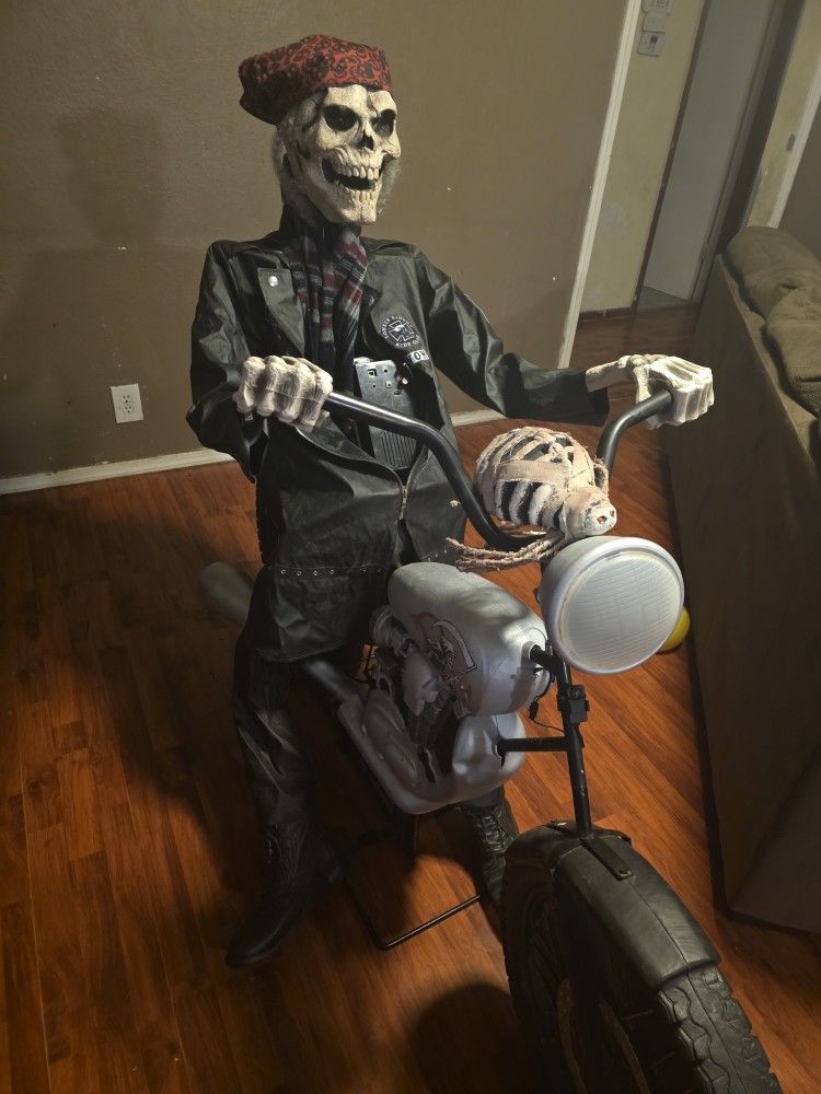 Motorcycle Reaper Decor
