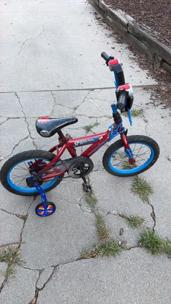 16” Spider-Man  Bike with Training Wheels