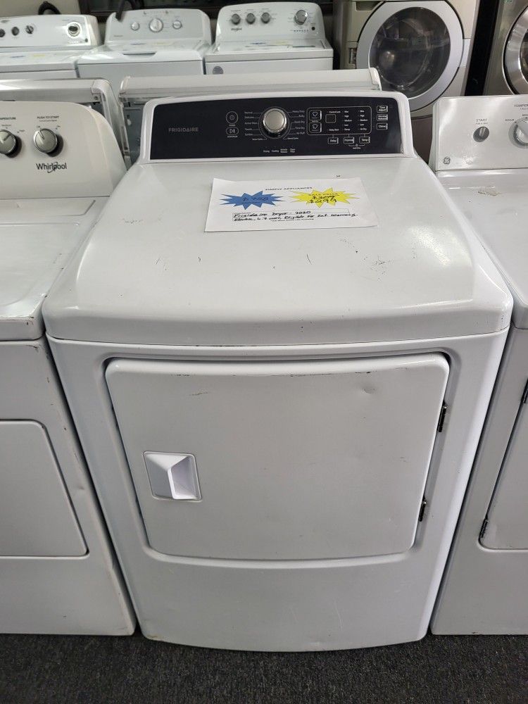 ☃️Winter Sale! 2020 Frigidaire Electric Dryer-Warranty Included 