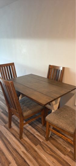 Table and chairs
