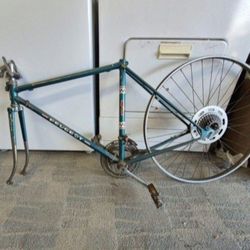 Peugeot Road Bike Frame, Rear Wheel.