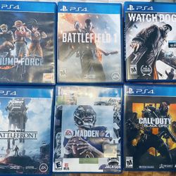 Playstation 4 Games