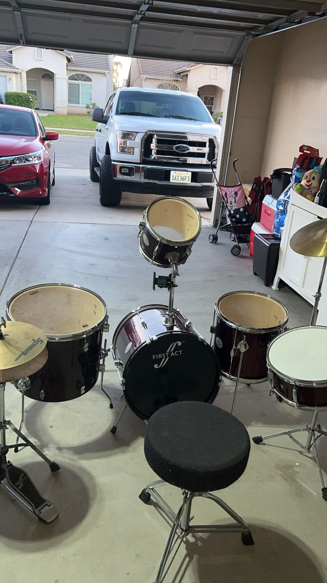 First Act Drum Set $230