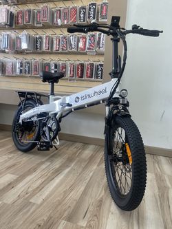 Folding Isinwheel Electric Bike 20MPH/40 Miles Range ebike Financing! $50 Down
