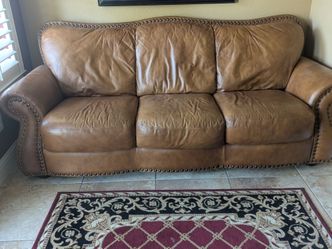 Leather sofa