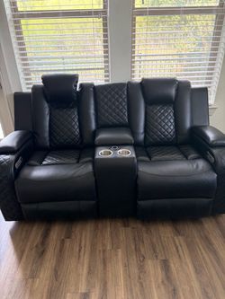 Movie theater style couch