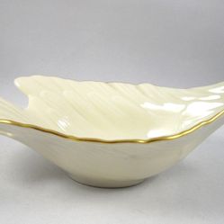 Lenox Gold Trimmed Dove Dish
