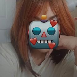 Auburn Orange Colored Wig 