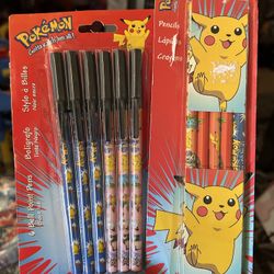 POKÉMON PENCILS & PENS