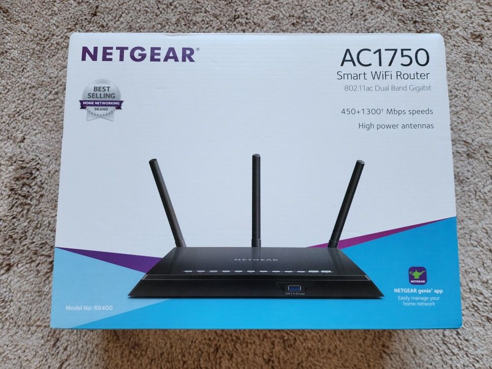 Netgear Nighthawk AC1750 Smart Wifi Gigabit Router (Like New)