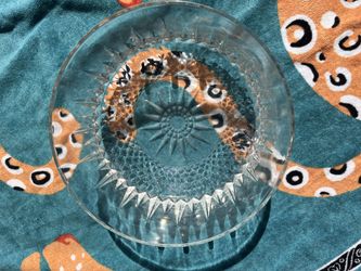 Arcoroc France 9 inch Vintage Crystal Bowl