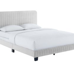 Velvet Twin Size Bed New