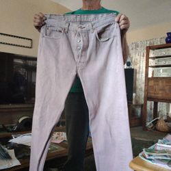 501 Levi's, Tan, 34 X 34