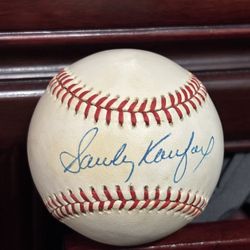 Sandy Koufax Autograph Dodgers Baseball  JSA COA