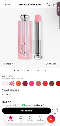 Dior Addict lip glow