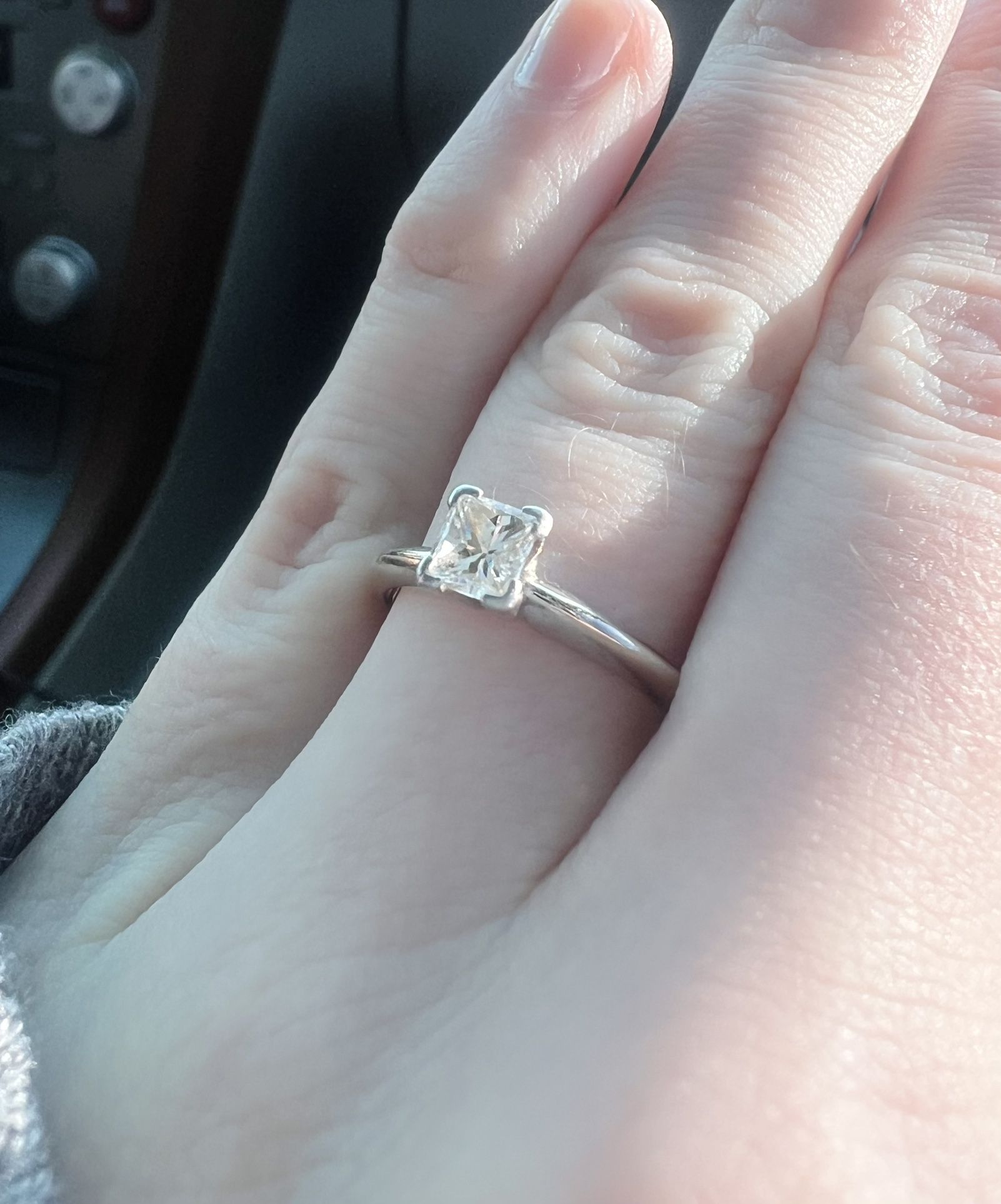 .75 Carat Genuine Diamond engagement ring