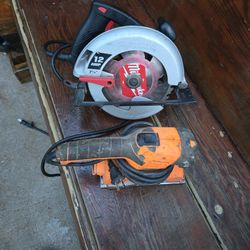 Skill Saw And Sander   In Very Good Condition 